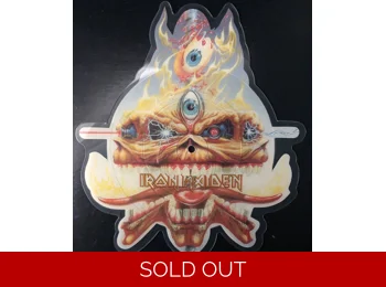 Iron Maiden - The Clairvoyant - UK Limited Edition 2 Track 7" Shaped Picture Disc